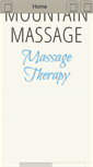 Mobile Screenshot of mountainmassage.biz